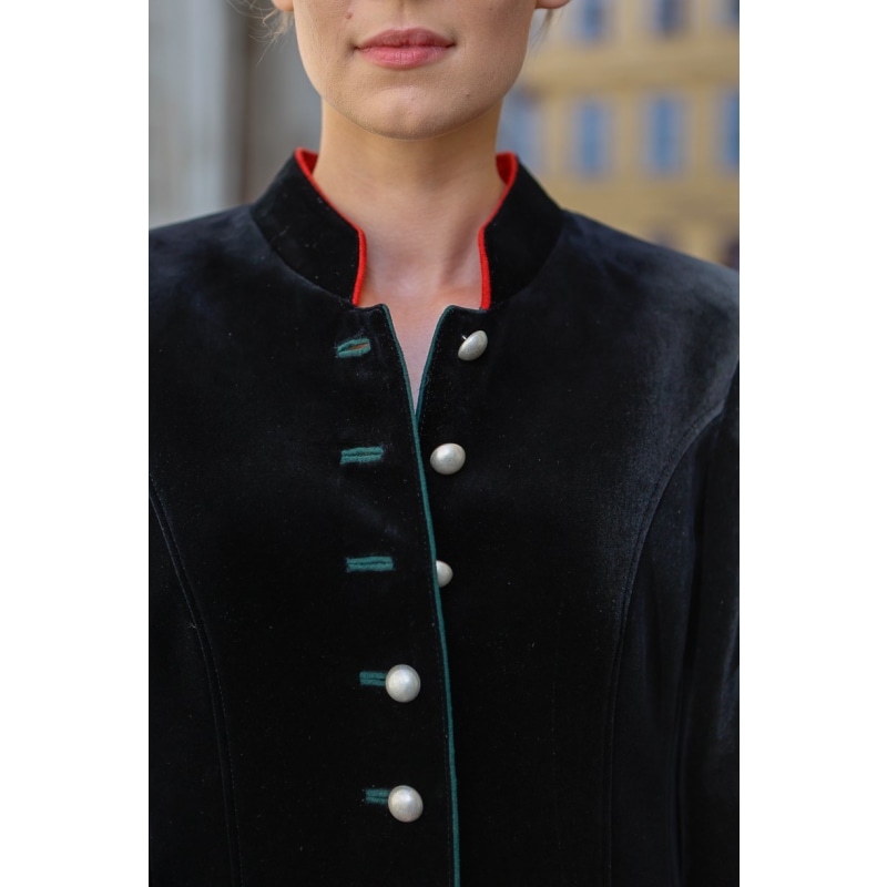 Thumbnail of Selina - Velvet Austrian Tracht Jacket - Brown image