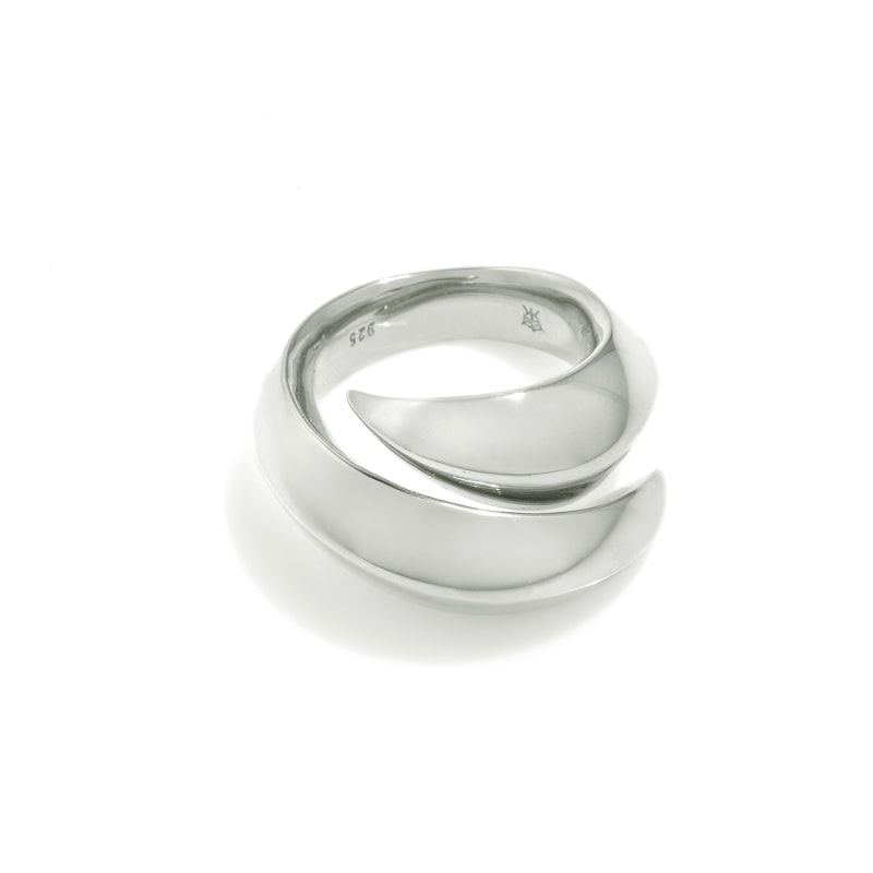 Thumbnail of Vampire Claw Ring Silver image
