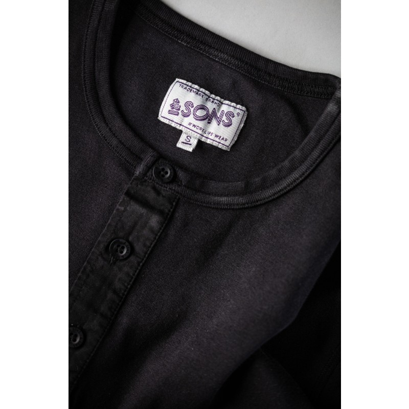 The New Elder Henley Shirt Black –