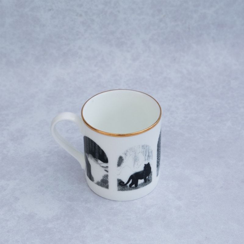 Thumbnail of Peeking Fine Bone China Mug image