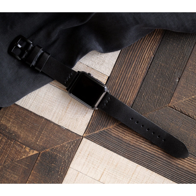 Thumbnail of Apple Watch Leather Band - Black image