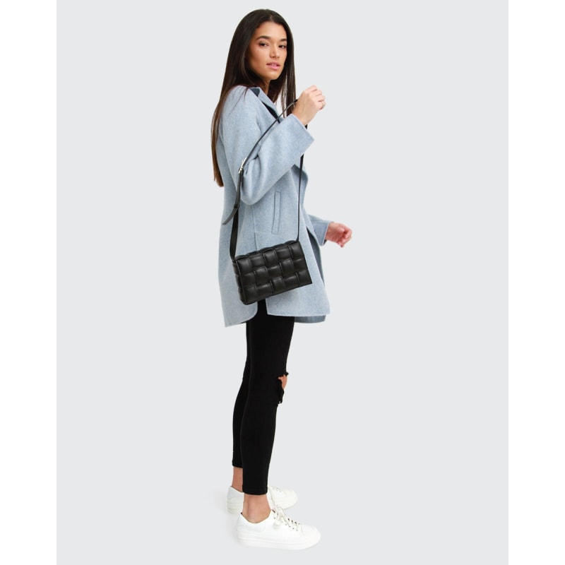 Ex-Boyfriend Wool Blend Oversized Jacket - Light Blue Ex-Boyfriend Wool Blend Oversized Jacket - Light Blue