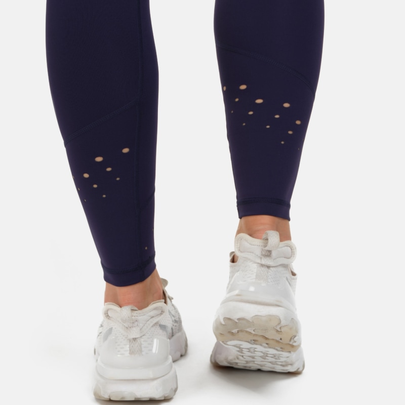 Thumbnail of High Rise Laser Navy Full Length Leggings image