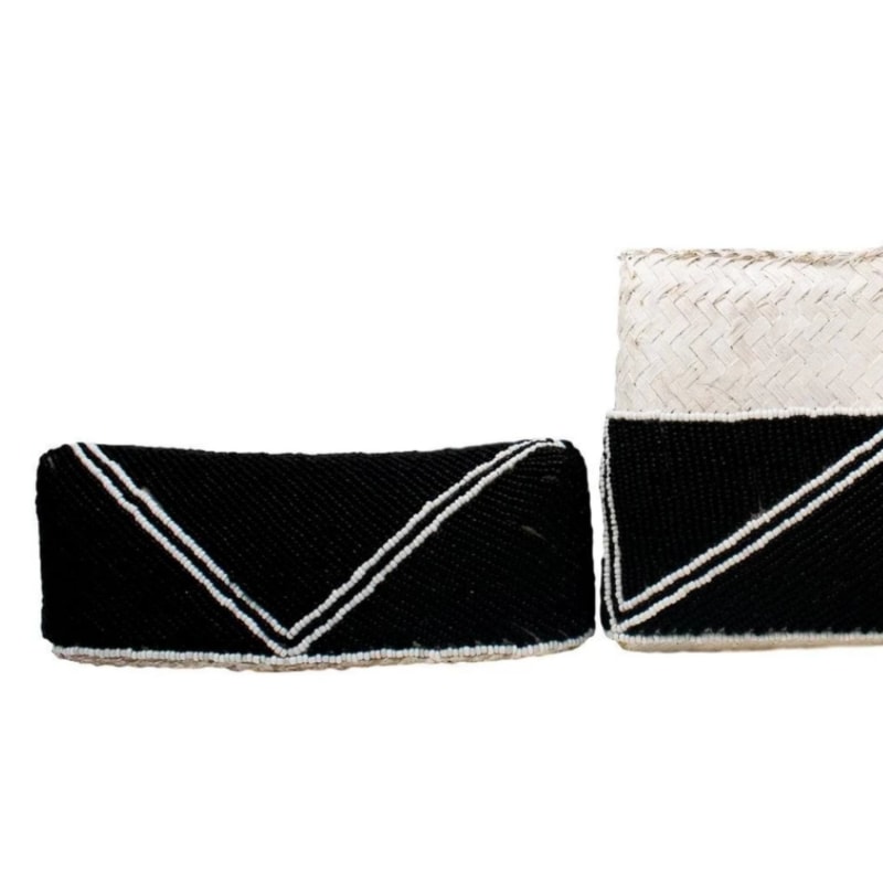 Thumbnail of Macy Beaded Clutch - Black image