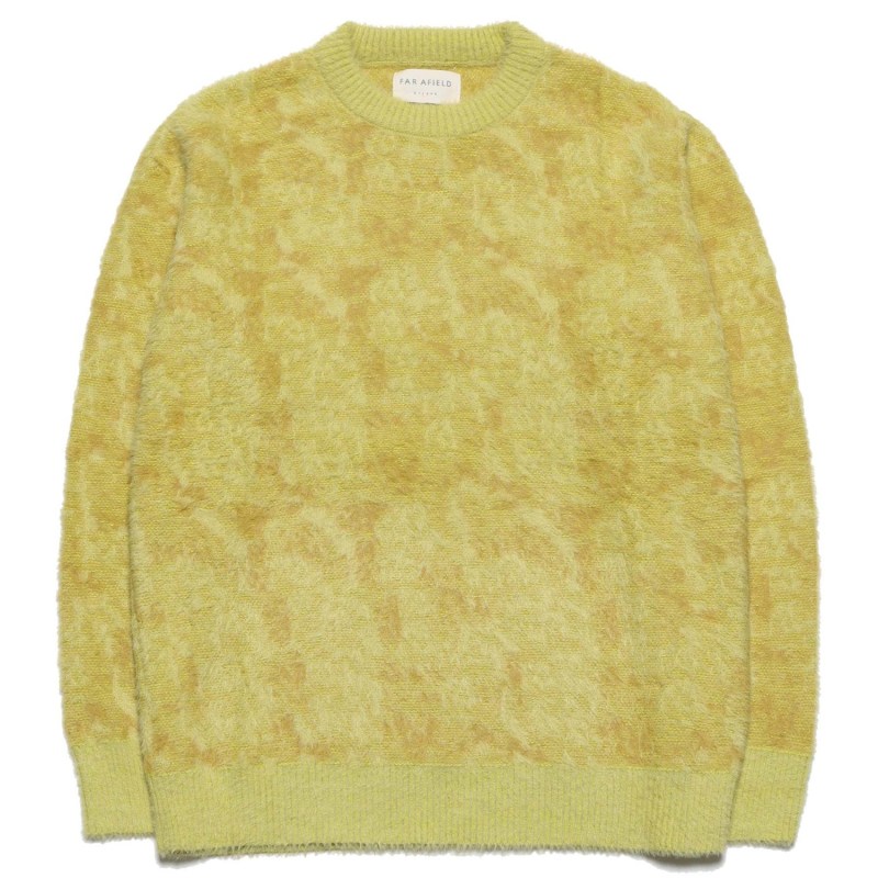 Fluffy yellow jumper online