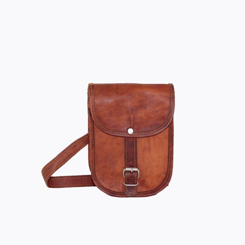 Thumbnail of Vida Vintage Mini Mini Long Leather Bag image