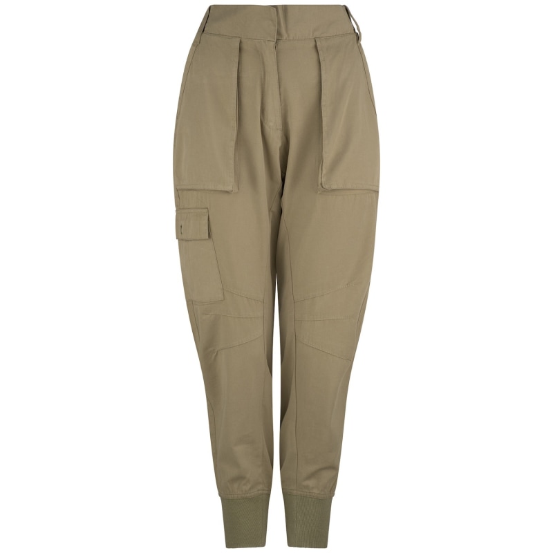 Turn it inside out: KHAKI CARROT PANTS