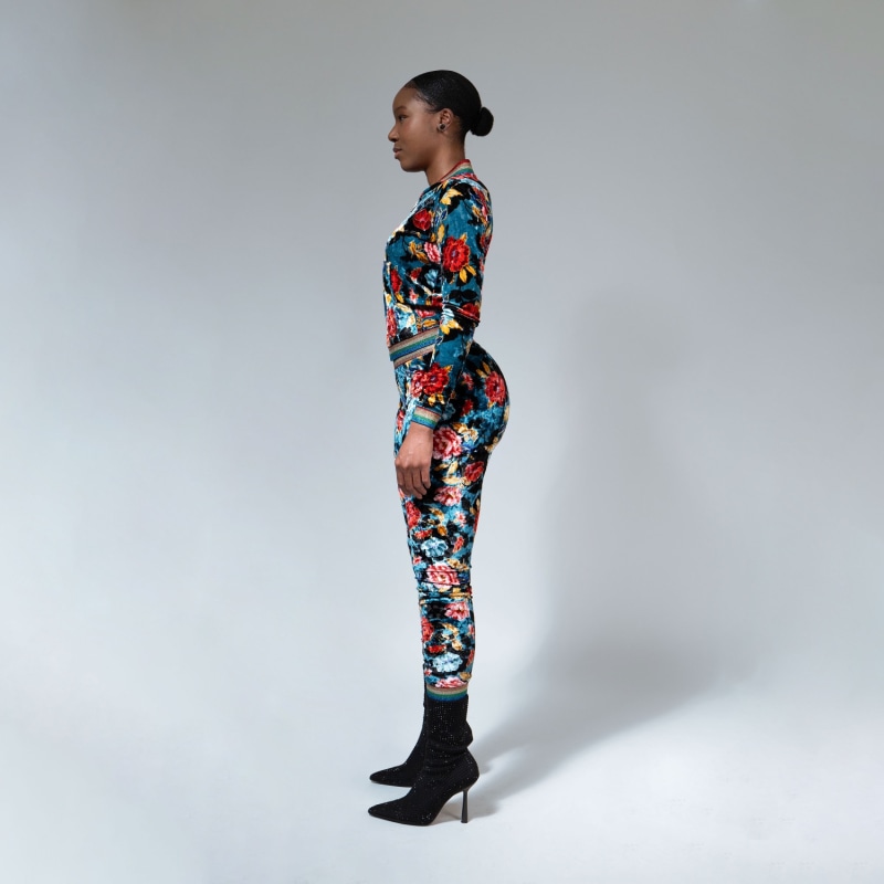 Eden Velour Floral Print Tracksuit | Maui X Lolita | Wolf Eden Velour Floral Print Tracksuit | Maui X Lolita | Wolf