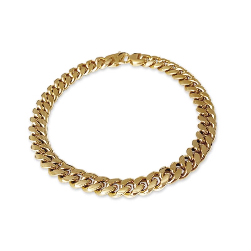 Thumbnail of Gold Chubby Chain Link Necklace image