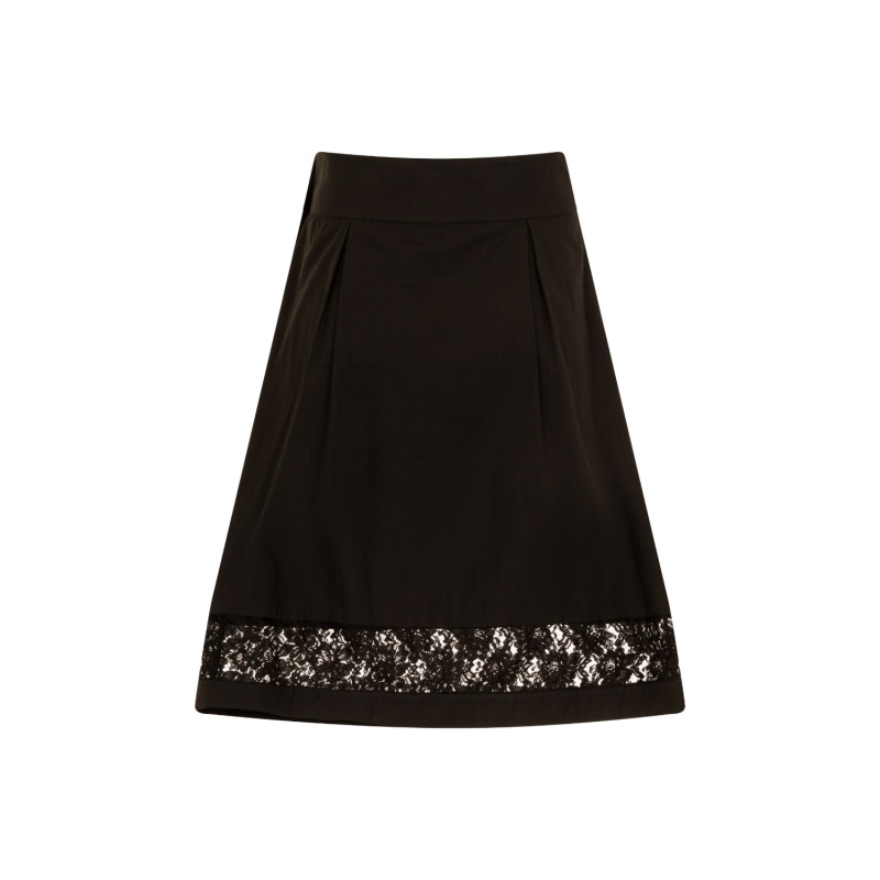 Thumbnail of Black Cotton Skirt image