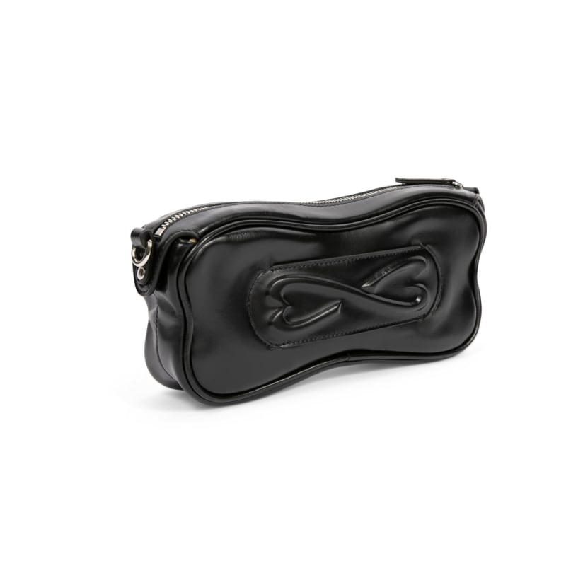 Thumbnail of Nappa Leather With Sheen Mini Clutch & Underarm Bag - Black image
