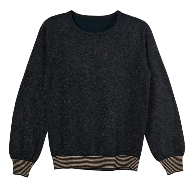 Thumbnail of Liliana Teal Crew Neck image