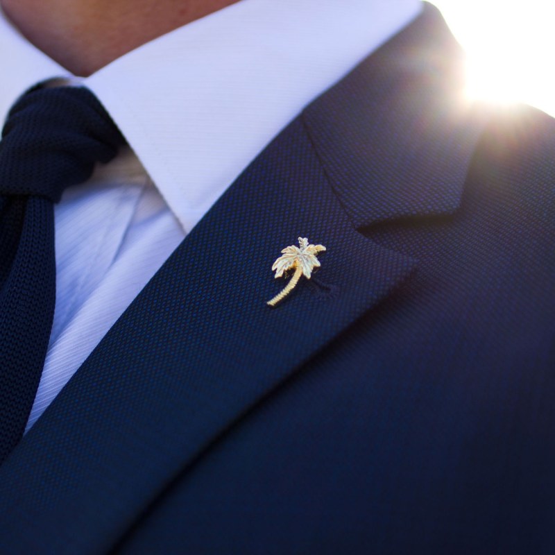 Thumbnail of Vacay Gold Lapel Pin image