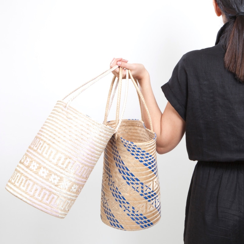 Thumbnail of Seashell Pink Beach Tote Straw Bag image