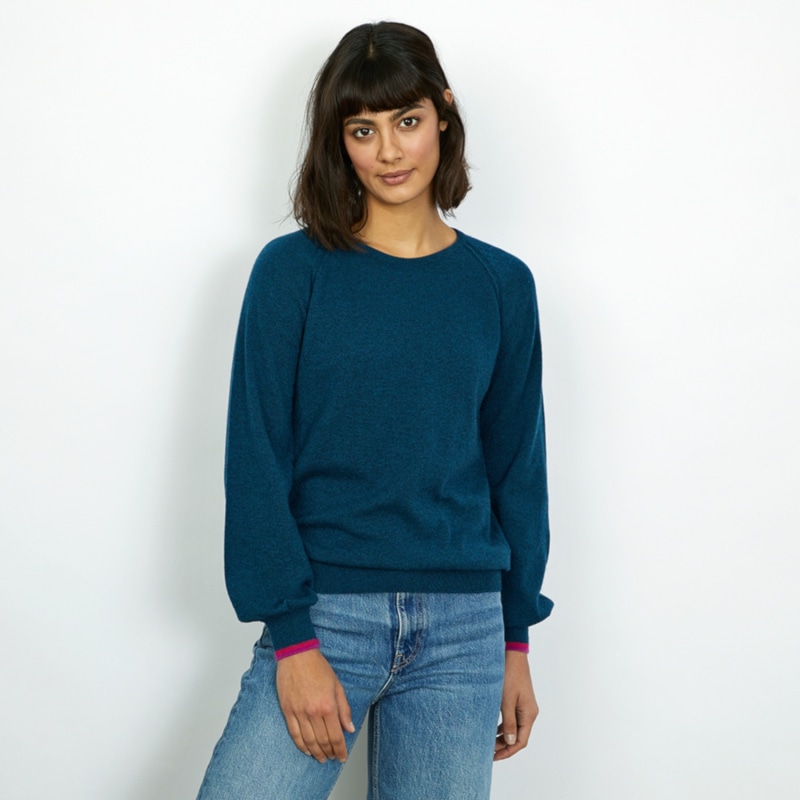 Thumbnail of Jenny Teal Cashmere Jumper image