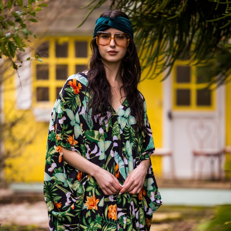 Thumbnail of Midnight Jungle Caftan image