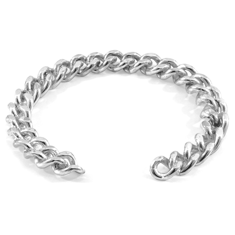 Thumbnail of Crossjack Sail Silver Chain Bangle image