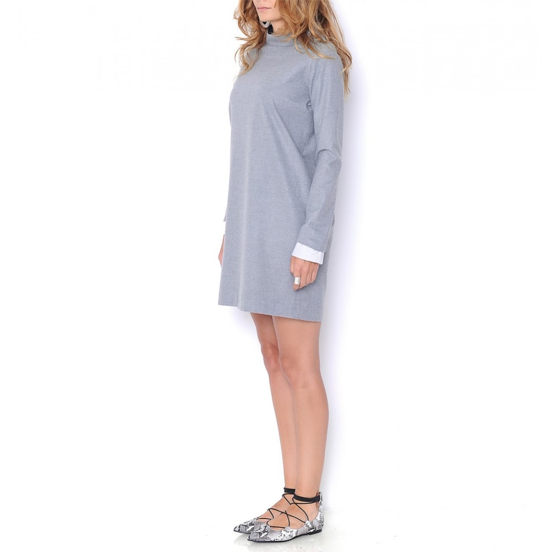 Thumbnail of Nova Grey Cashmere & Wool Dress image