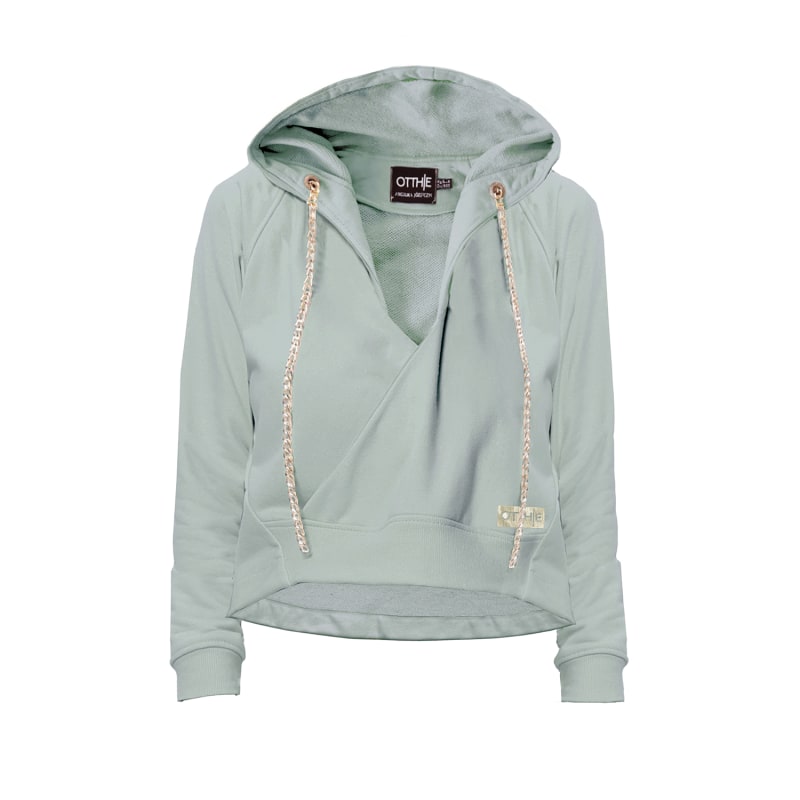 Thumbnail of Elegant Sweatshirt With Gold Chain Mint image