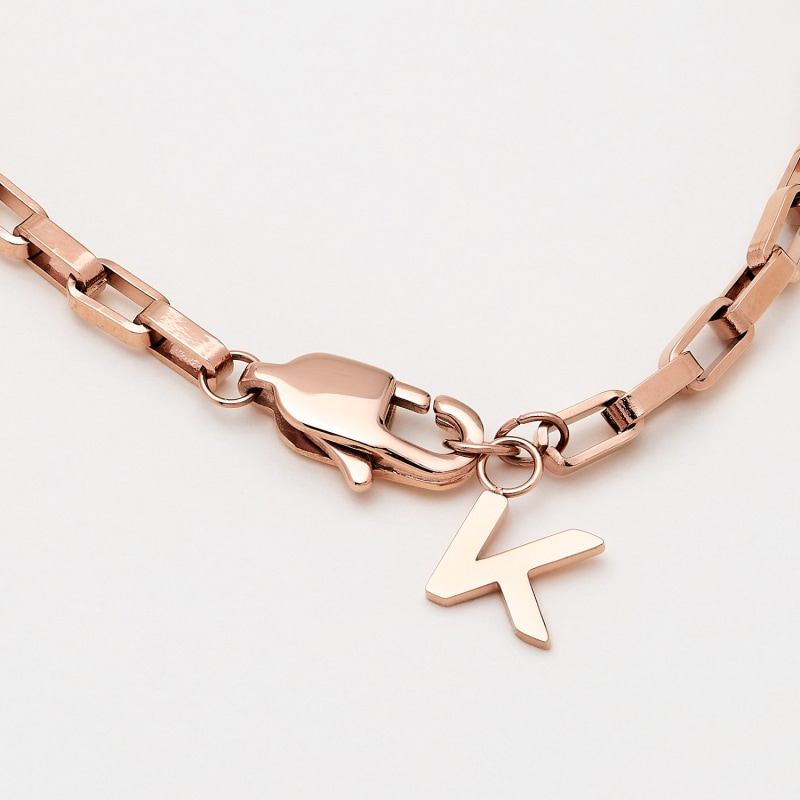 Thumbnail of Duality Double Chain Bracelet - Rose Gold image