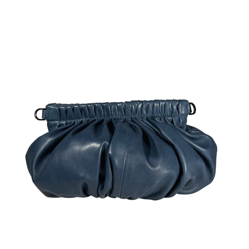 Petrol blue clutch bag deals
