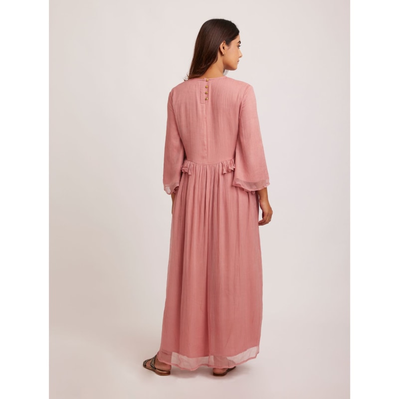 Thumbnail of Elya Chiffon Maxi-Dress In Pink image