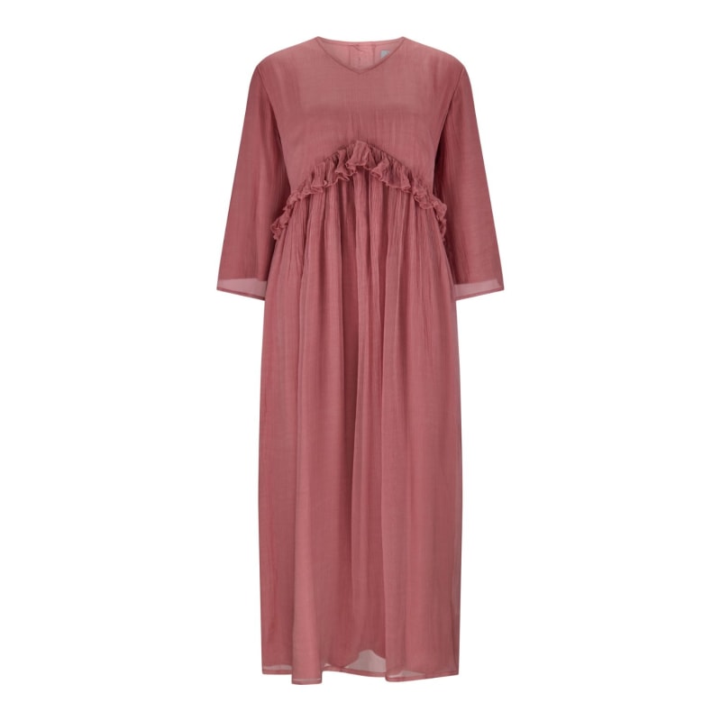 Thumbnail of Elya Chiffon Maxi-Dress In Pink image