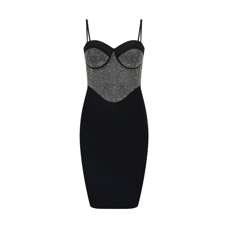 Alluring Black Sweetheart Neckline Mini Dress Alluring Black Sweetheart Neckline Mini Dress