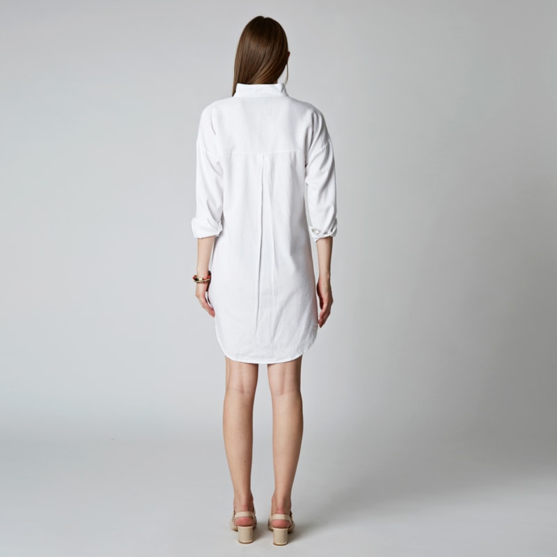 Thumbnail of Leda Shirt Dress In White image