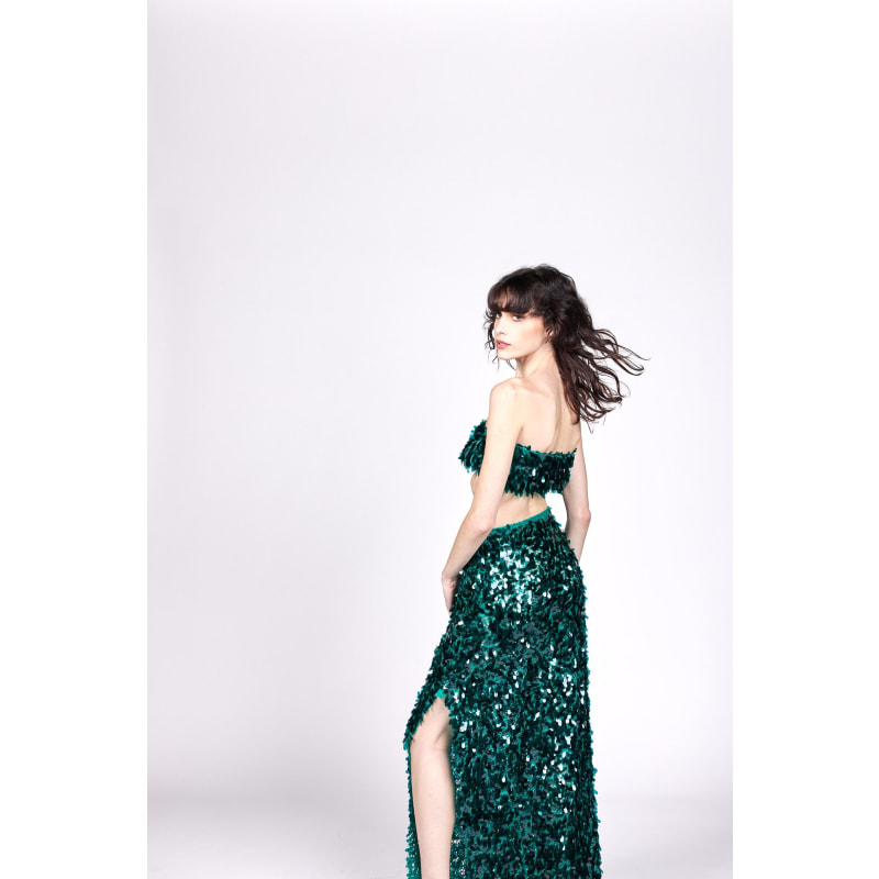 Emerald maxi skirt deals
