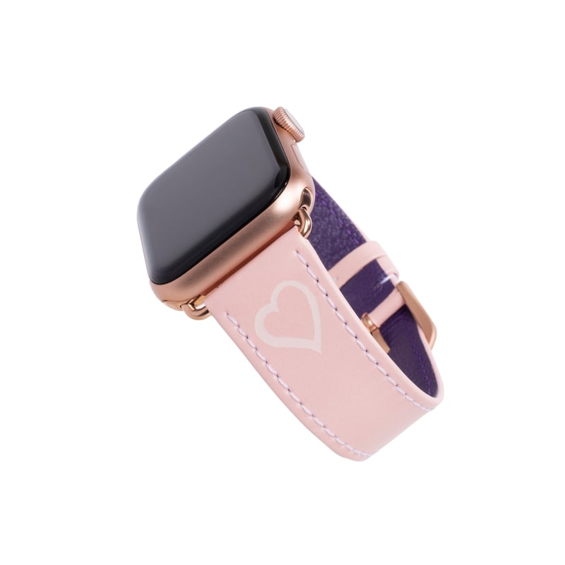 Space gray apple watch with pink band 2025