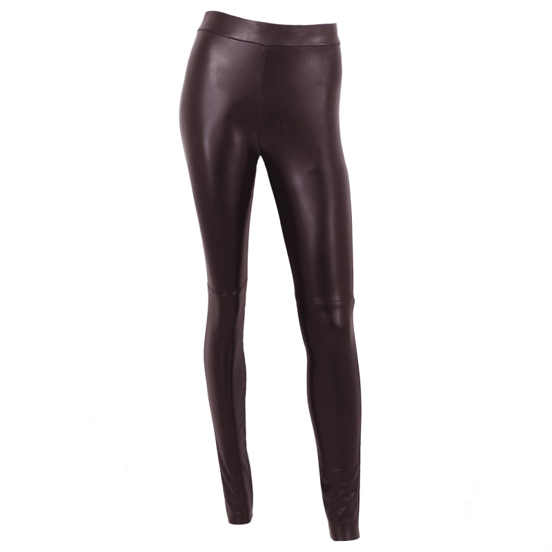 In A Quandary Wine Vegan Leather Legging by Me & Thee