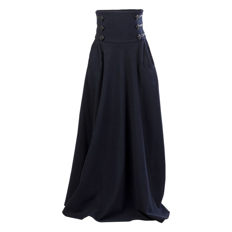 High waisted fancy maxi skirt cheap