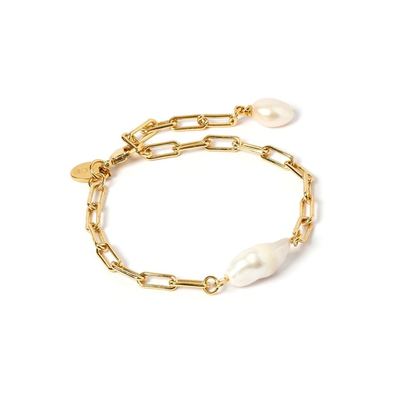 Thumbnail of Danielle Gold & Pearl Bracelet image
