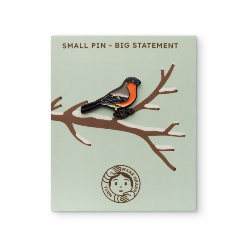 Thumbnail of Enamel Pin Bullfinch image