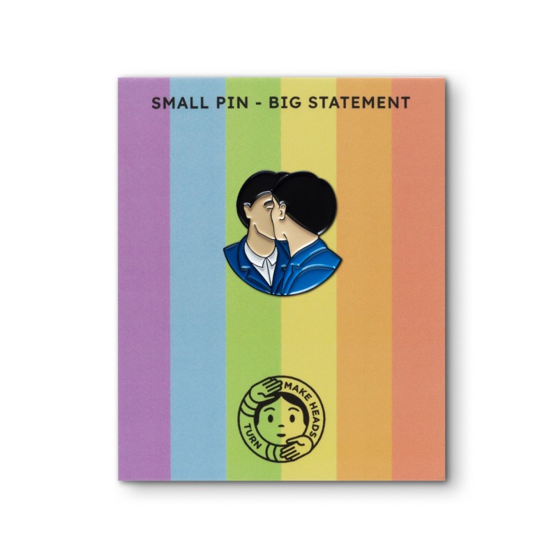 Thumbnail of Enamel Pin Kisses image