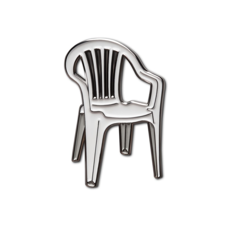 Thumbnail of Enamel Pin Plastic Chair image