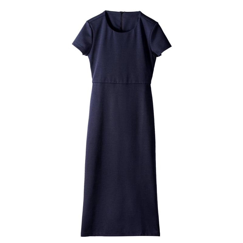 Thumbnail of Cut Out Navy Midi Dress image