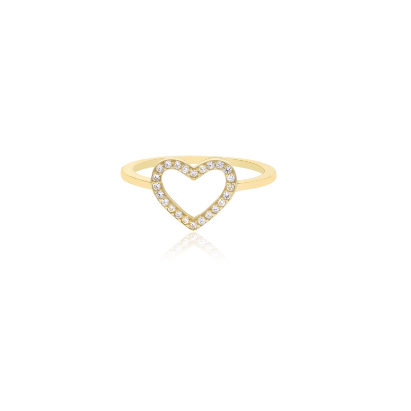 Thumbnail of Open Heart Cz Ring image