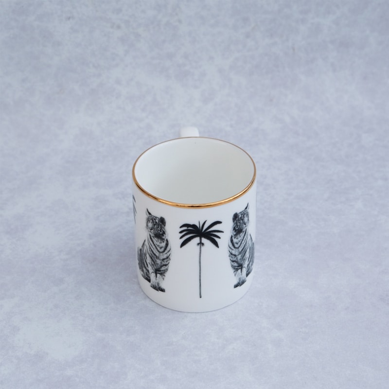 Thumbnail of Tiger Fine Bone China Mug image