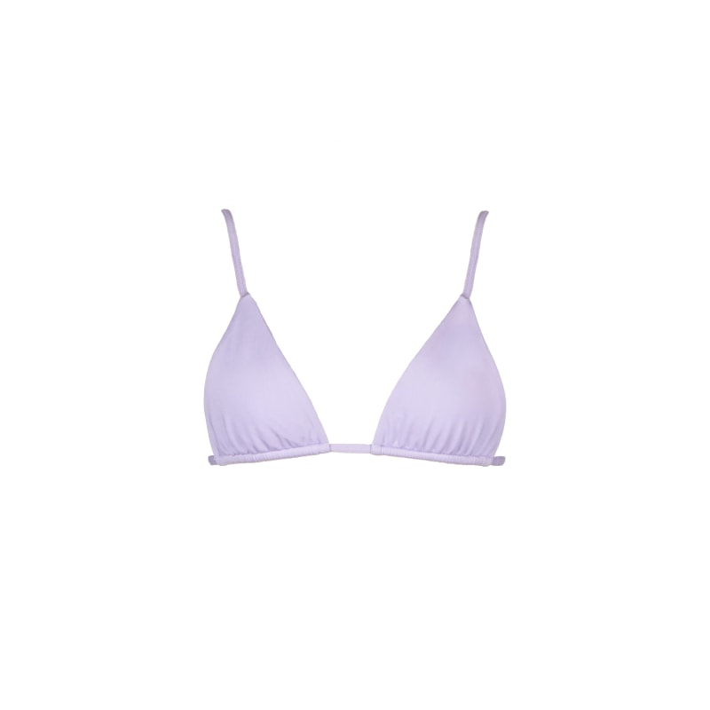 BARELY THERE TRIANGLE TOP- PLUM