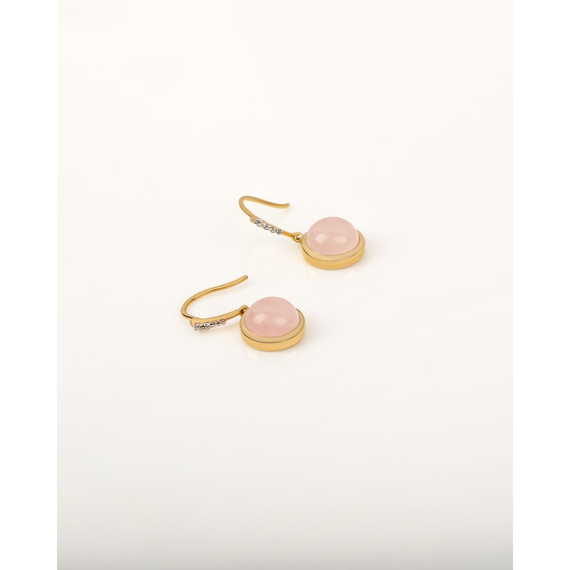 Thumbnail of Eraya Blush Round Earrings image