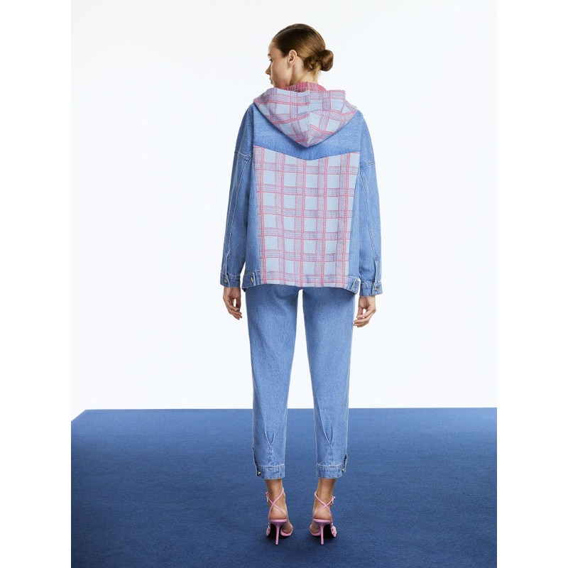 Thumbnail of Hooded Plaid & Jean Jacket image