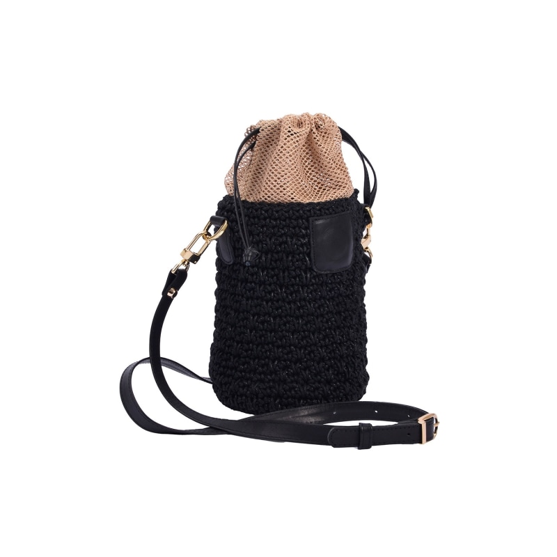 Mini Espiga Leather Crossbody Bag