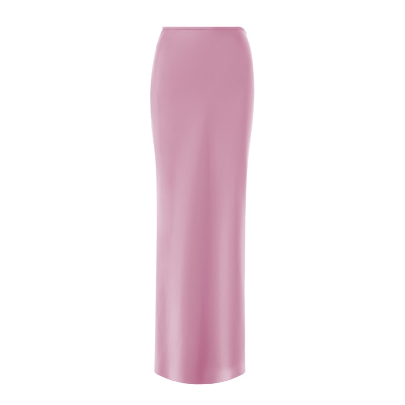 Dusty pink maxi skirt outlet