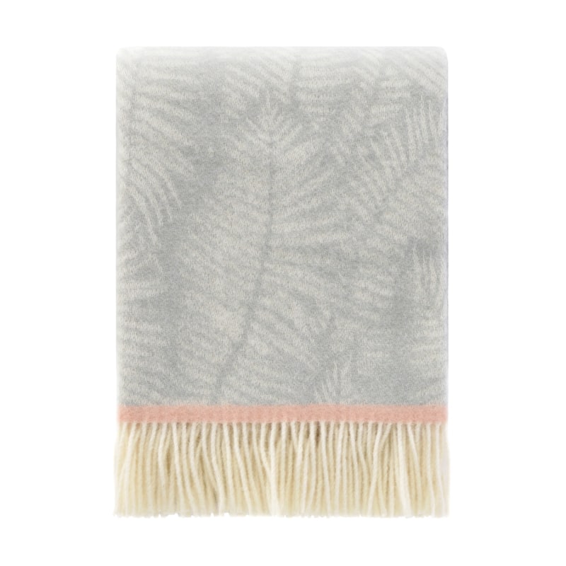 Thumbnail of Light Grey Fern Throw image