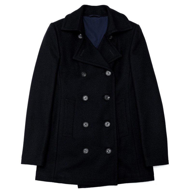 Thumbnail of Women's Black Pea Coat image