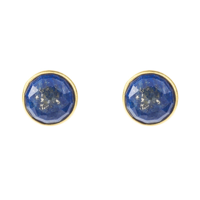 Lapis lazuli earrings studs discount