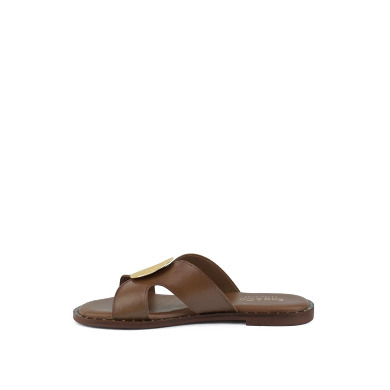 Thumbnail of Eudora Embellished Tan Slip-Ons image