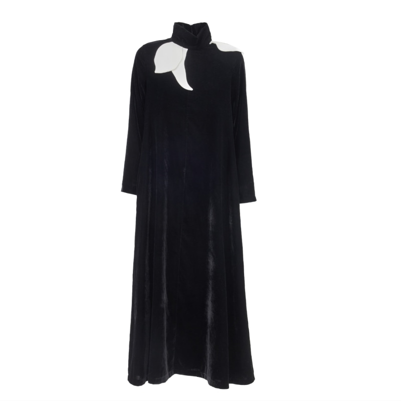 Black trapeze dress on sale